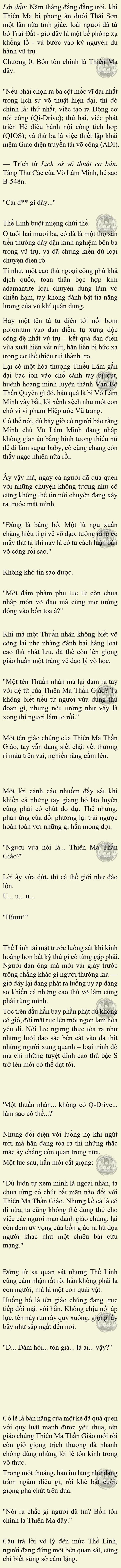 Đọc truyện ĐL [Novel] Thiên Ma 3077 - Chap 0